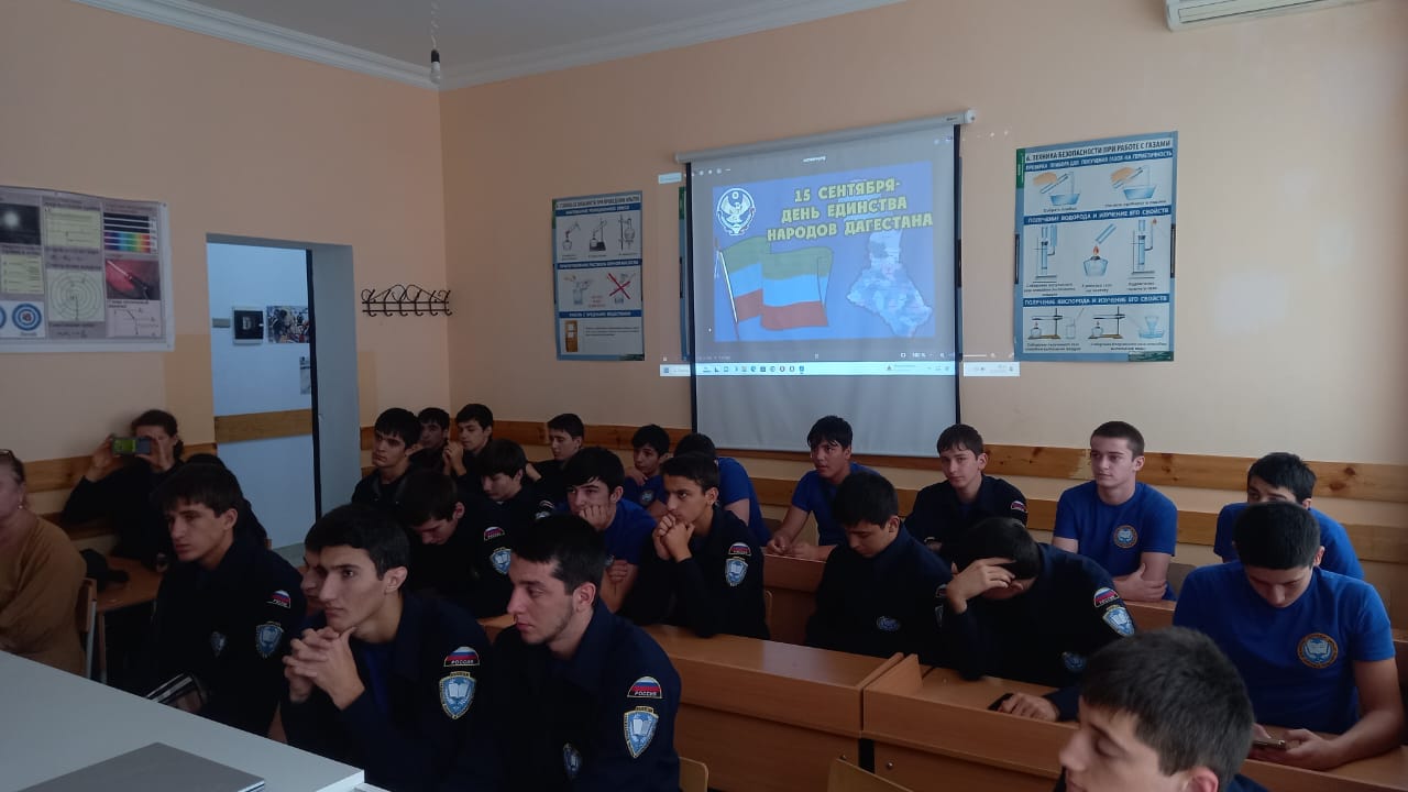 Классный час посвященный Дню единства народов Дагестана